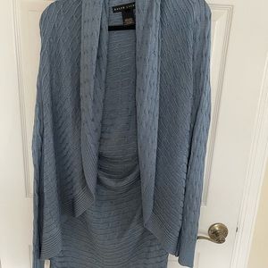 Ralph Lauren black label silk long cardigan